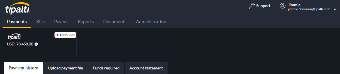 Landing page